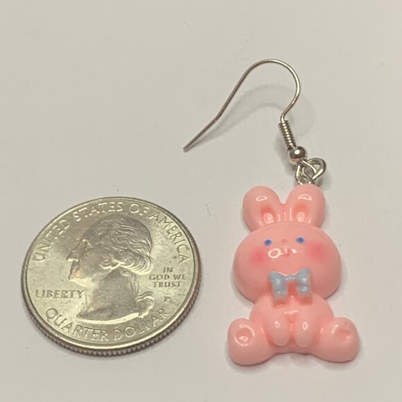 Bunny Earring, Easter Bunny, Easter Basket, Baby Announcement, Gender Reveal - Picture 3 of 5